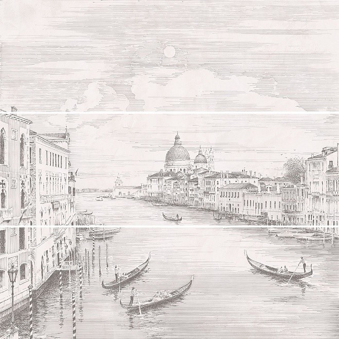 Декор Город на воде Venice 75x75