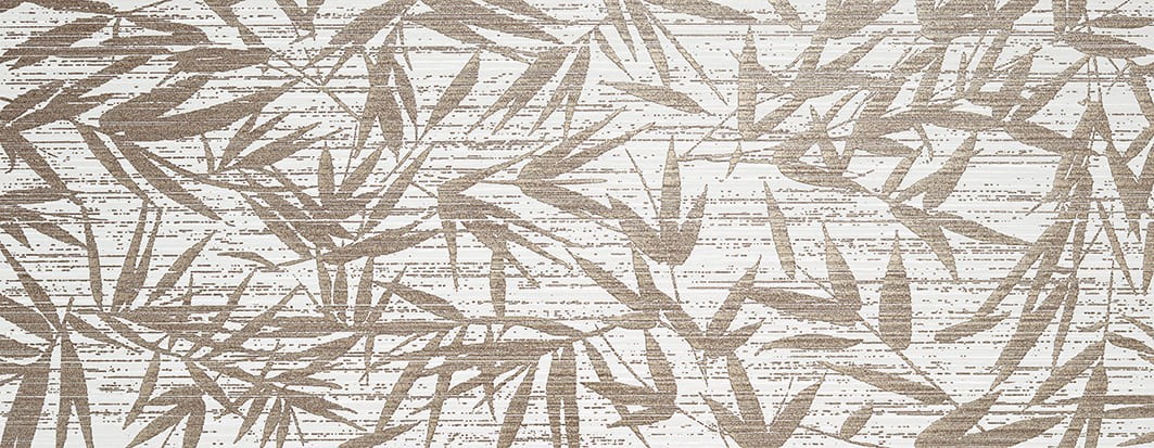 Shui White Leaves Rect. 35x90 плитка_0