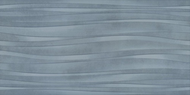 Маритимос голубой структура глянцевый обрезной 30x60 плитка