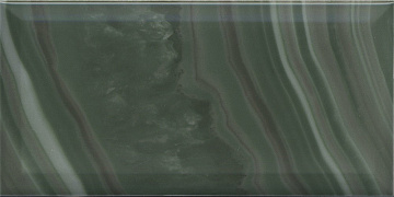 Сеттиньяно зелёный грань глянцевый 9.9x20 плитка